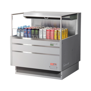 Turbo Air TOM-36L-UF-S-1S-N 34.75" 4.6 cu. ft. Open Merchandiser