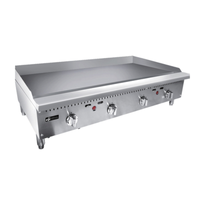 EFI RCTTG-48P 48" Liquid Propane Countertop Griddle With Four Independently Controlled Burners