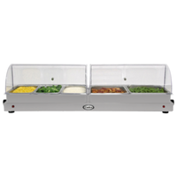 Cadco WTBS-5N-HD 45" x 14.38" Heavy Duty Buffet Warmer