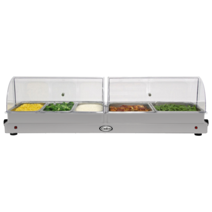 Cadco WTBS-5N-HD 45" x 14.38" Heavy Duty Buffet Warmer
