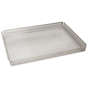 Cadco COB-H 17-7/8" x 12-3/4" Half Size Aluminum Oven Basket