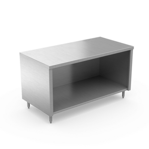 Winholt STCT-3684 84" x 36" Stainless Steel Enclosed Base Work Table