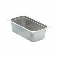 Bac Gastronorme en Acier Inoxydable Omcan 80269, Format Entier, 6,35 cm de Profondeur
