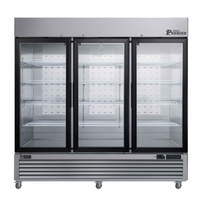 Versa Premier C3-82GDSVCP Three Door Glass Refrigerator With Spacious Display For Commercial Use