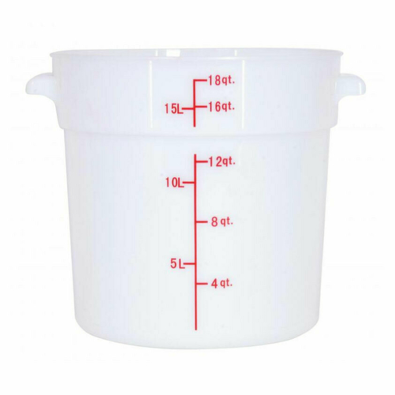 Durable Polypropylene Food Storage Container With Measurement Markings For Precise Portion Control