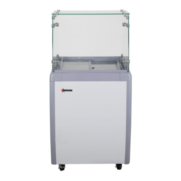 Omcan 47742 (FR-CN-0005) 26"W 4-Pan Gelato Dipping Display Case