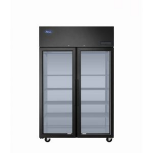 Atosa PLUS-F2B-GD-S-PT 51.75" Top Mount Pass-Thru Glass Door Refrigerator
