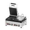 OMCAN 42913 Double Panini Grill Ideal For Commercial Use With 10 X 18 Cooking Surface, Featuring Smooth Cooking Plates
