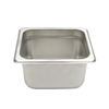 Stainless Steel Steam Table Pan Ideal For Commercial Kitchens And Catering, 1/6 Size, Durable And Professional Design.