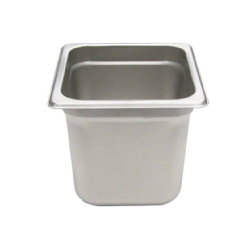 1/6 Size Steam Table Pan For Organizing And Serving Smaller Portions In Commercial Kitchens