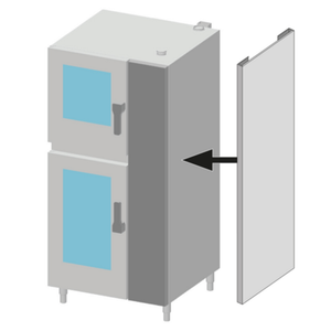 Lainox LX-BAP161-HS Stainless Steel Heat Shield for BAP161 Combi Oven