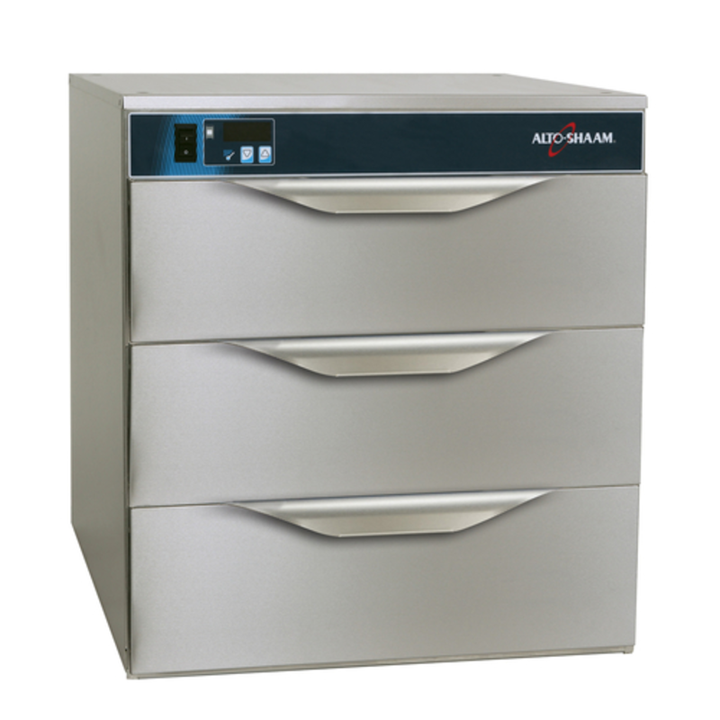 Alto-Shaam 500-3D-QS Free Standing Warming Drawer With Three Drawers For Food Service Operations