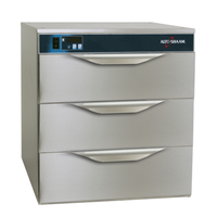 Alto-Shaam 500-3D-QS Free Standing Warming Drawer With Three Drawers For Food Service Operations