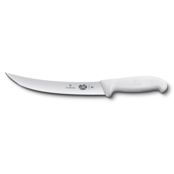 Victorinox 5.7207.20 8" Breaking Knife with White Fibrox Pro Handle