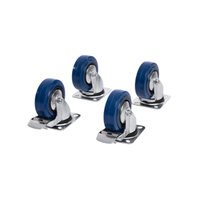 Rosko RO-ACC-RFG-4W 5" Polyurethane Range Caster Set 1200 lb Capacity