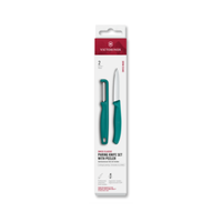 Victorinox 6.7114.21C1 2-Piece Serrated Peeler & 3-1/4" Paring Knife Set