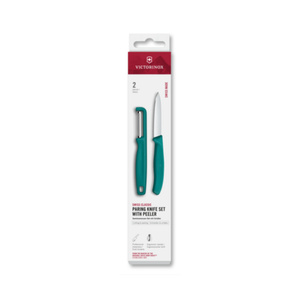 Victorinox 6.7114.21C1 2-Piece Serrated Peeler & 3-1/4" Paring Knife Set
