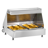 FWE HMC-1220-2-FD Heated Fryer Dump Station 28"W 2-Pan Capacity