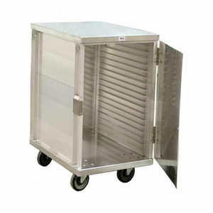 OMCAN 23775 Armoire mobile en aluminium fermée, capacité 20 plaques