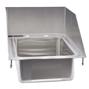Omcan 39785 Évier encastrable à cuve unique en acier inoxydable de 19 pouces