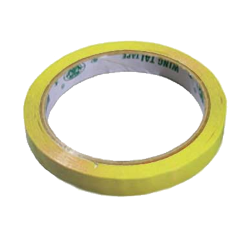 Alt Tag: OMCAN 31352 Yellow Poly Bag Sealer Tape Roll 9mm Wide yellow sealing tape roll for poly bag sealer
