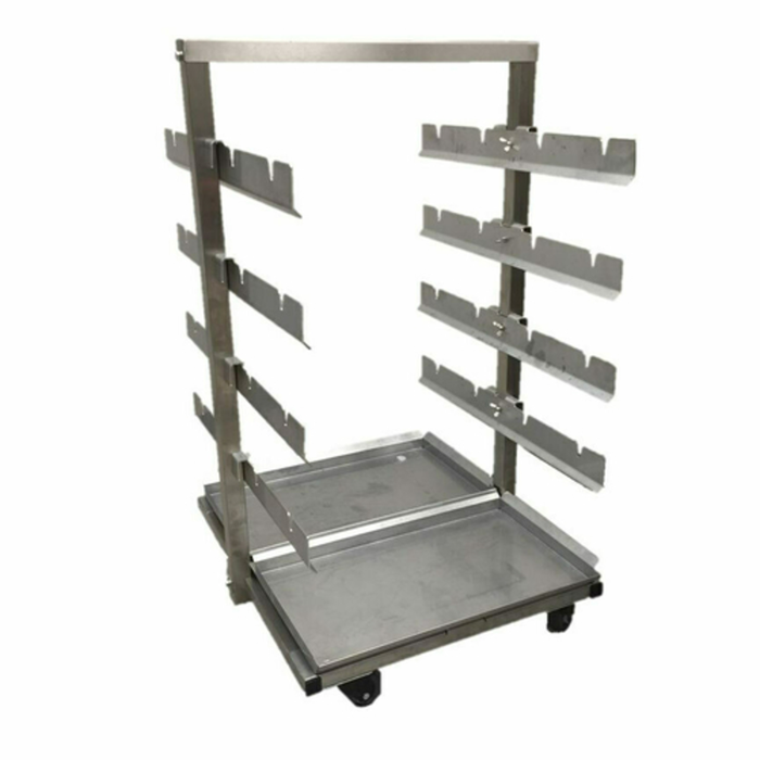 Fri-Jado 9170064 Mobile Rotisserie Spit Rack Wagon, 16 Spit Capacity