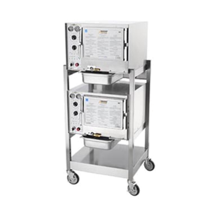 AccuTemp S32081D060 DBL 6-Pan Double Stacked Electric Convection Steamer