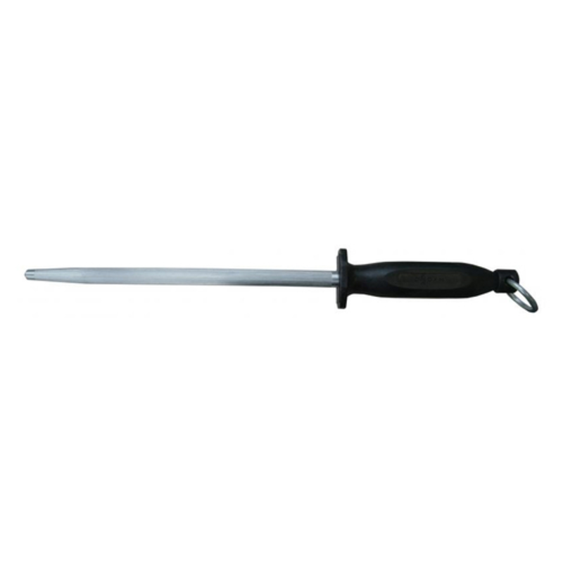 12-Inch Sharpening Rod For Knives, Omcan 13904 Honing Steel To Maintain Knife Edges In Professional Kitchens