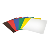 Omcan 41194 24" x 18" High-Density Polyethylene Reversible White Cutting Board color-coded cutting boards set for sanitary food prep