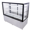 60 Inch Refrigerated Bakery Display Case Featuring All-Around Glass For Clear Product Visibility