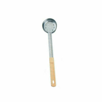 Omcan 80783 3 oz. Stainless Steel Perforated Portion Control Spoon