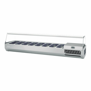 Infrico ICT-VIP19801/3C Rail à ingrédients réfrigéré de comptoir 77-7/8"