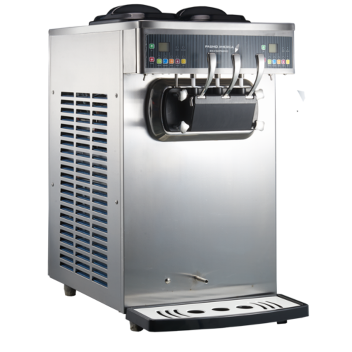 PASMO S230FA2 20.47" Table Top Twin Twist Soft Serve Machine