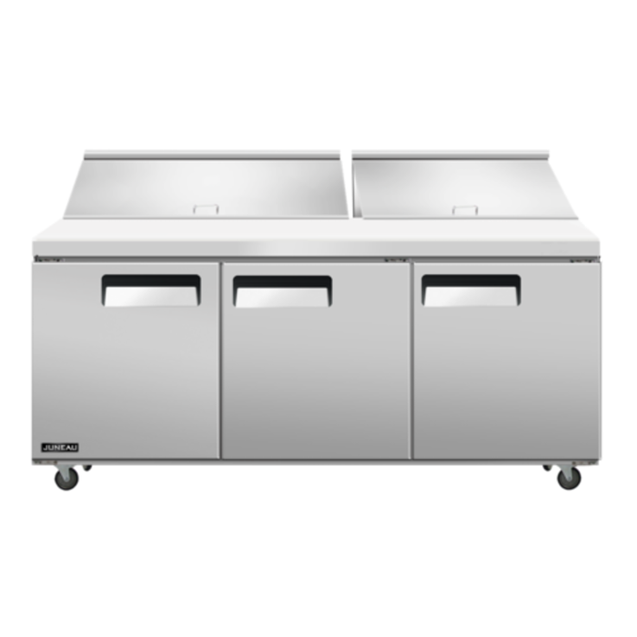 Omcan 58009 Juneau 72" Refrigerated Sandwich Salad Prep Table