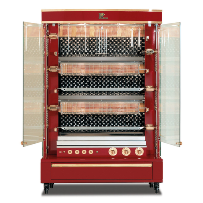 Rotisol 1375.6OLG Rôtissoire à gaz Olympia 53-3/4" L, capacité de 30 à 36 poulets