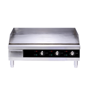 Omcan 43214 Grille électrique commerciale de comptoir de 30 pouces avec plaque d’acier