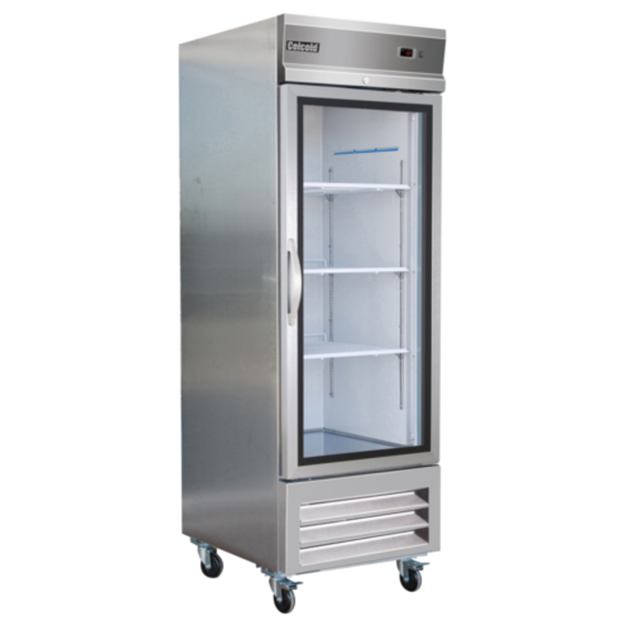Celcold CR27GD 27"W 23 cu.ft. Glass Door Reach-In Refrigerator