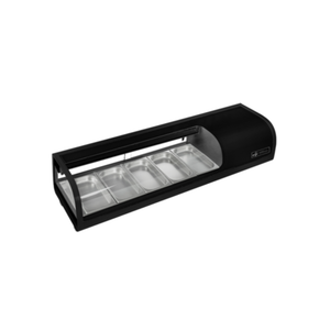 Vitrine réfrigérée de comptoir à sushis EFI Sales CSCM-5413 de 53,2 po de largeur