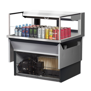 Vitrine réfrigérée encastrable Turbo Air TOM-36L-UFD-S-1SI-N de 35-7/8 po de largeur