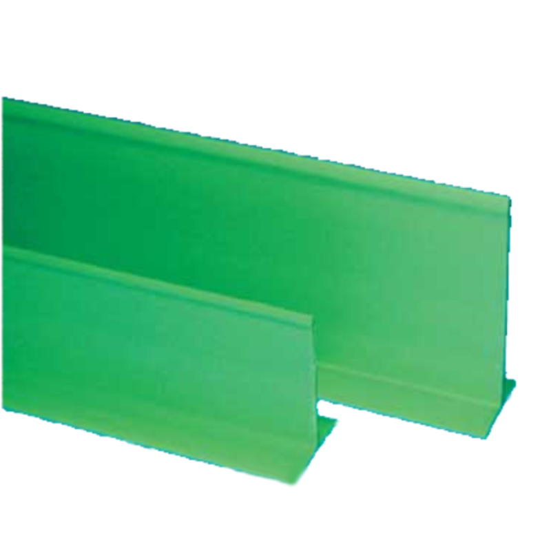 Solid Green Divider For Merchandising Displays For Organizing Commercial Display Cases