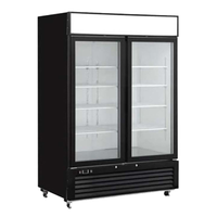EFI F2-48GDVC 48-Inch Two-Section Glass Door Merchandiser Display Freezer