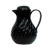 Admiral Craft SP-64BK Pichet isotherme incassable de 1,9 l avec étiquettes et motif en spirale