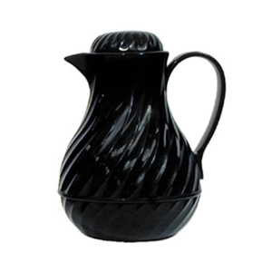 Admiral Craft SP-64BK Pichet isotherme incassable de 1,9 l avec étiquettes et motif en spirale