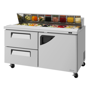 Turbo Air TST-60SD-D2R-N 60-1/4"W Refrigerated Sandwich Salad Prep Table