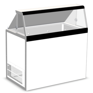 Master-Bilt DD-46 48.25" Ice Cream Dipping Display Case 12 Can