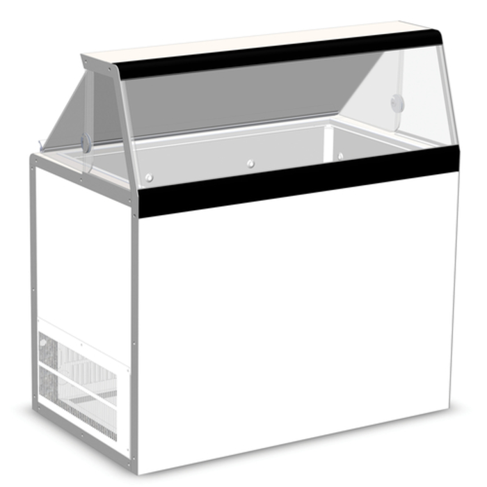 Master-Bilt DD-46 48.25" Ice Cream Dipping Display Case 12 Can