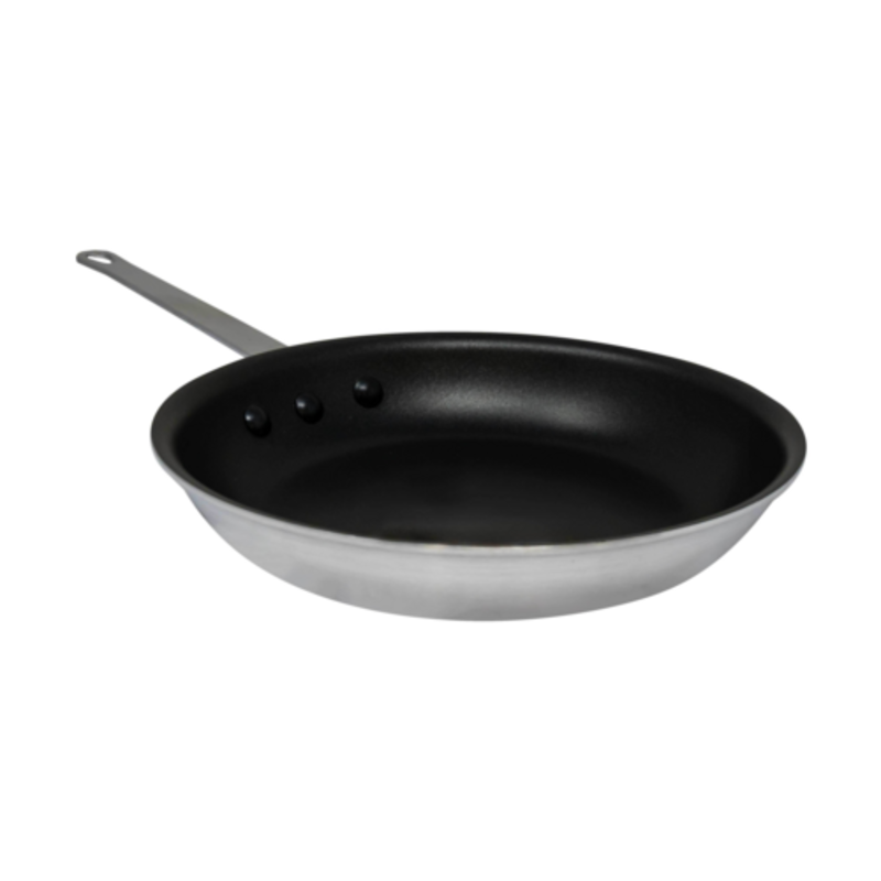 Commercial Non-Stick Fry Pan With Durable Aluminum Construction And Black Non-Stick Interior