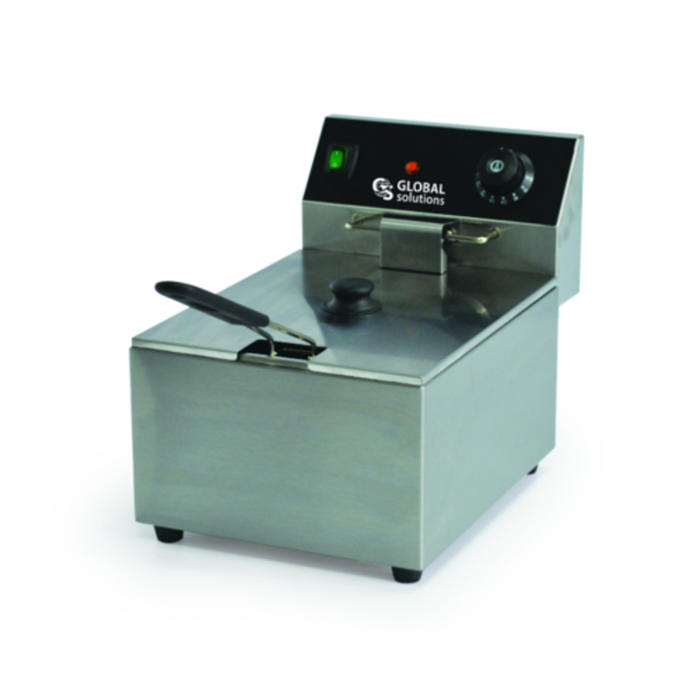 Global Solutions GS1611-120 16 lb Electric Countertop Deep Fryer
