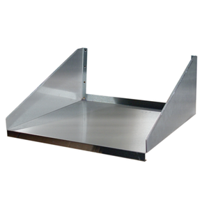 Winholt SSMS-2424 24"L x 24"W Stainless Steel Microwave Wall Shelf