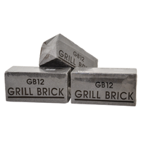 Omcan 11395 Grill Griddle Brick Stone, 8" x 4"
